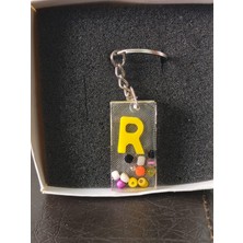 Miina Aksesuar Epoksi  Isminize  Özel  Anahtarlık