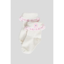 GB Baby Bg Store Kız Bebek Beyaz Çorap