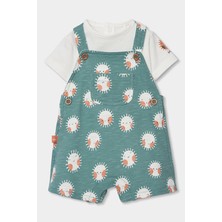 Boboli Güneş Desenli 2'li Takım 6-24 Ay Yeşil