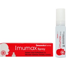 Imuneks Imumax 16+ Boğaz Spreyi 30 ml - Dezenfektan Hediyeli (%72 Alkol)