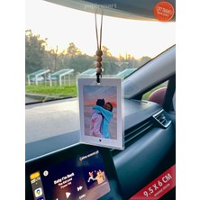 Özgürce Sevgililer Günü Için Kişiye Özel Fotoğraflı Araba Süsü