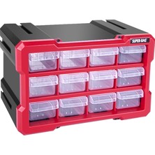 Super-Bag Modüler Monoblok Çekmece Seti 12 ASR-6014