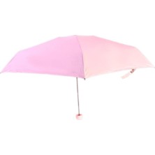 Normadia Rüzgarlı Havalara Uygun, Çanta Boy, Manuel Aç-Kapa Mini Pembe Şemsiye