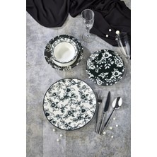 Cooker 24 Parça Porselen Yemek Takımı CKR4061