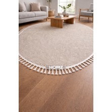 S256 - Beyaz Buklem Koleksiyonu Bukle Halı – Salon Halısı, Mutfak Halısı, Antre Halısı