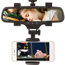 Özgürce Çok Fonksiyonlu Araç Içi Dikiz Aynası ve Telefon Tutucu, Evrensel Uyumu ile Güvenle Kullanım