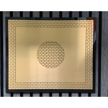 Dekoralya Supla 2 kişilik Servis Seti (Gold-Mat Altın)