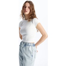 Lc Waikiki Yeni Sezon Bisiklet Yaka Kadın Body