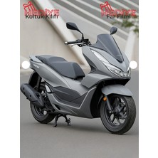 Gogo Premium Honda Pcx 2021 - 2024 Uyumlu Grenaj Komple Kaporta Seti Nardo Gri