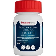 Imuneks Magnezyum Combo 30 Tablet - Dezenfektan Hediyeli (%72 Alkol)