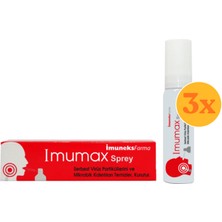 Imuneks Imumax 16+ Boğaz Spreyi 30 ml - 3 Adet (90 Ml) - Dezenfektan Hediyeli (%72 Alkol)