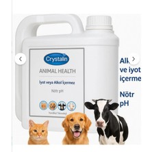 CrystaIin Crystalin Animal Health 5 Lt Antiseptik Yara ve Deri Bakım Solüsyonu - Veteriner Klinik ve Ev Tipi Ekonomik Boy