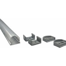 Alüminyum Boş Kasa Opak Cam LED Profil Yerli Kasa Opak Cam 50CM