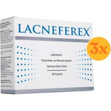 Imuneks Lacneferex 60 Kapsül - 3 Adet (180 Kapsül) - Dezenfektan Hediyeli (%72 Alkol)