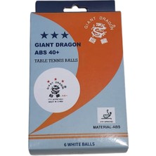 Giant Dragon Masa Tenisi Topu 6'lı 3 Yıldız Ittf Onaylı