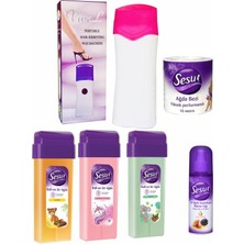 Sesu Kartuş Makine Seti ve 3 Adet Rollon Ağda ile Hassas Ciltler İçin Etkili Çözüm