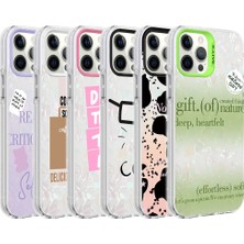 Büşra Ayhan Apple iPhone 12 Pro Max Kılıf Mermer Desenli Bsay Marbello Kapak-Siyah-Beyaz