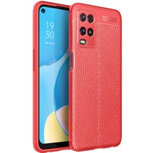 Büşra Ayhan Oppo A54 4g Kılıf Bsay Niss Silikon Kapak-Kırmızı