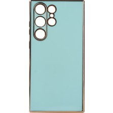 Büşra Ayhan Galaxy S23 Ultra Kılıf Bsay Bark Kapak-Mavi Açık