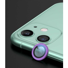 Büşra Ayhan iPhone 12 Uyumlu Bsay Cl-02 Kamera Lens Koruyucu-Mor