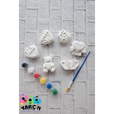 Tarçın Boyama Atölyesi Eğitici Etkinlik Kendin Boyama Sevgi Seti 2 Boyutlu 6 Adet