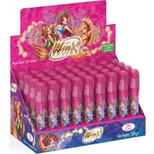Winx Club Lisanslı Roket Silgi 5 Adet 12,5 Cm Pembe Renkli Eğlenceli Kırtasiye Ürünü