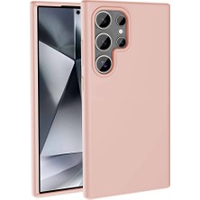 Büşra Ayhan Galaxy S24 Ultra Kılıf Magsafe Şarj Özellikli Sıvı Teknolojili Silinebilir Sert Bsay Kivi Kapak-Pembe