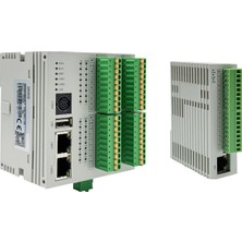 Derko DXP-32R8-2E - 16 Giriş / 16 Do (Röle) / 2 Adet Ethernet Port (Switch Fonksiyonlu) / 200K Hızlı Giriş