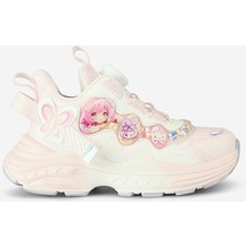 Vicco Bandi Işıklı Kız Okul Öncesi Pudra Spor Ayakkabı