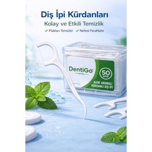 DentiGo Kürdanlı Diş Ipi – Nane Aromalı - 50’li Paket