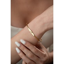 Two Arts Kadın Klasik Ince Kelepçe Bileklik