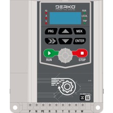 Derko AF21 Serisi 5,5kw 220V Ac Ağır Şart Motor Hız Kontrol Cihazı Inverter Vfd Frekans Konvertörü