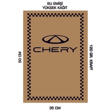 Özgürce 35X50 Kraft Kağıt Otomobil Paspası Dikey, 100 Adet