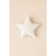 Barine Yıldız Şeklinde Peluş Yastık Krem
