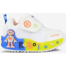 Vicco Feti Işıklı Erkek Ilk Adım Beyaz Günlük Ayakkabı