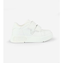 Vicco Oyo II Işıklı Beyaz Sneaker Düz Tabanlı Okul Öncesi Ayakkabı