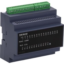 Derko Yerli Yazılım Vılı 11AN22 - Analog Genişletme Modülü / 2 Adet 12 Bit Analog Giriş (0-10V / 0-20MA / 4-20MA)