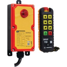 Derko TY-B8S Tek Hızlı 6 Yön Hareket Uzaktan Vinç Kumanda Kontrol Seti Acil Stoplu 24-500VAC