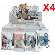 Coco Fresh Cep Islak Mendil (15'li Paket) 36'lı Kutu x 4 Kutu (144 Paket)  - Sevimli Ayıcıklar