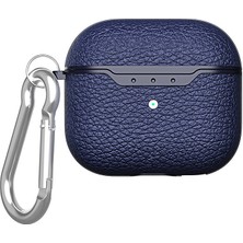 Büşra Ayhan Airpods 4 Kılıf Uyumlu Bsay Airbag 03 Silikon-Lacivert