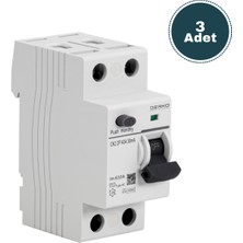 Derko 3 Adet 2p  40AMPER 300MILIAMPER Elektronik Kaçak Akım Koruma Rölesi