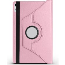 Büşra Ayhan Lenovo Tab P11 11.5 (2.nesil) TB350UF Uyumlu Bsay Dönebilen Standlı Kılıf-Pembe