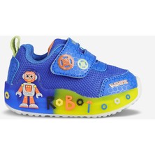 Vicco Feti Işıklı Erkek Bebek Saks Mavi Günlük Ayakkabı