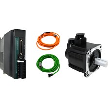 Derko 750W Can-Bus Servo Set - M3H-080730BM1N0 Motor / AS-07C220 Sürücü / 2.4 Nm Tork / 80 Flanş / Frensiz