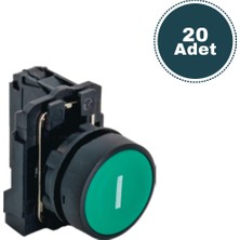 Derko 20 Adet Start Butonu 1na (Açık)