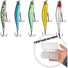 Arkhelais Minnow Rapala 5,3 cm 3 gr Yapay Balık Yemi 5’li Paket – Spin ve Kıyı Kullanımına Uygun