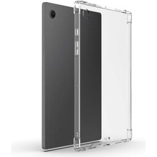 Büşra Ayhan Galaxy Tab A8 10.5 SM-X200 (2021) Kılıf  Uyumlu Bsay Tablet Nitro Anti Shock Silikon Kapak-Renksiz