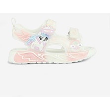 Vicco Alra Işıklı Kız Bebek Beyaz Sandalet