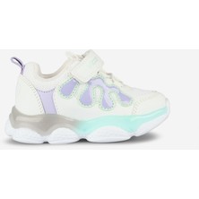 Vicco Gora Işıklı Kız Bebek Beyaz Spor Ayakkabı