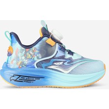 Vicco Pekmen Baskılı Erkek Çocuk Mavi Spor Ayakkabı